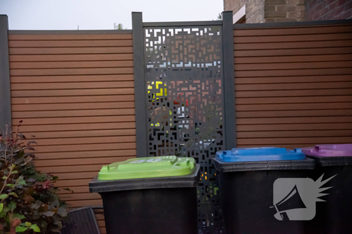 Brand in compostbak snel onder controle