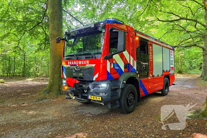 Brandweer snel in actie bij natuurbrand
