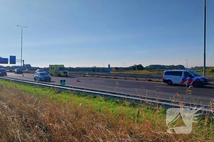 Verkeer ontregeld door ongeval