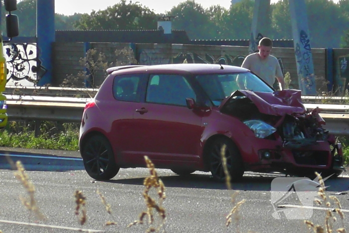 Verkeer ontregeld door ongeval