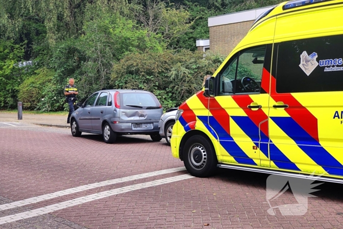 Schade na kop-staart aanrijding