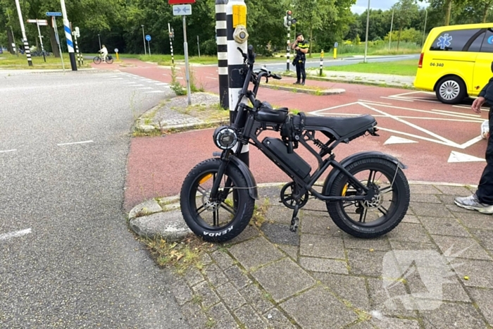 Fietser gewond bij aanrijding met fatbike