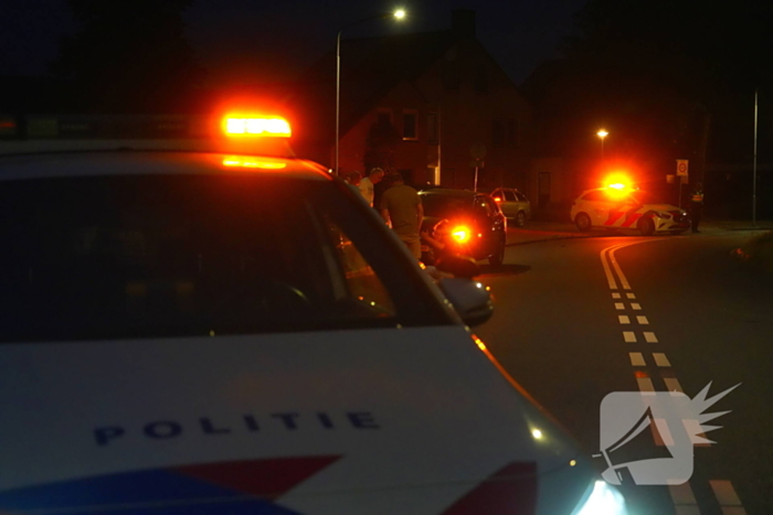 Scooterrijder onderuit in bocht