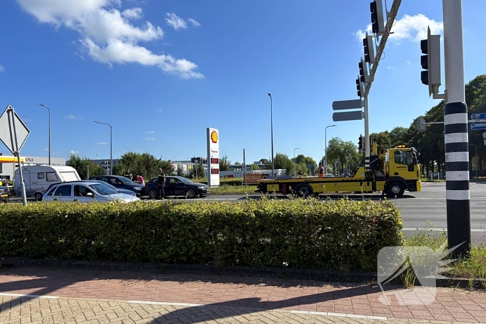 Kop-staartaanrijding bij stoplicht