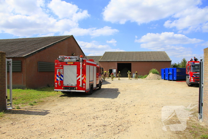 Brand bij agrarisch bedrijf
