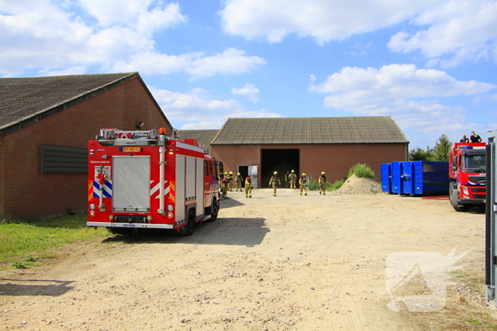 Brand bij agrarisch bedrijf