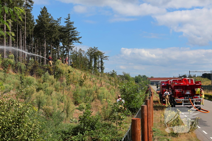 heidebrand snel onder controle na melding