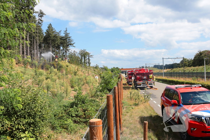 heidebrand snel onder controle na melding