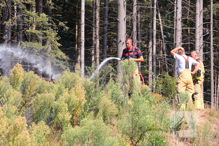 heidebrand snel onder controle na melding