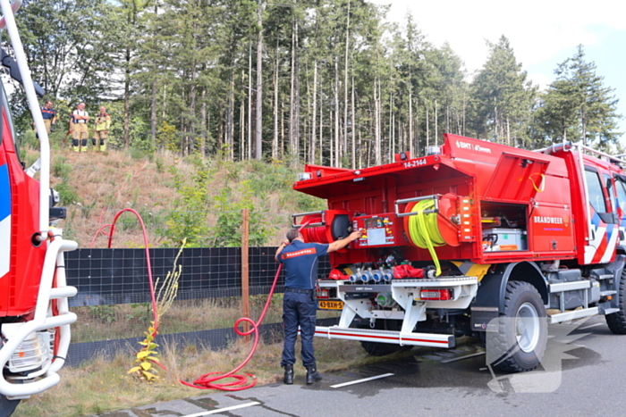 heidebrand snel onder controle na melding