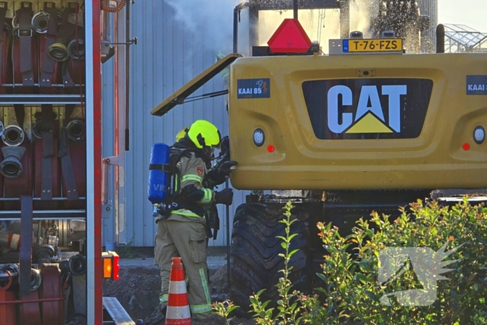 Brand in landbouwvoertuig snel geblust