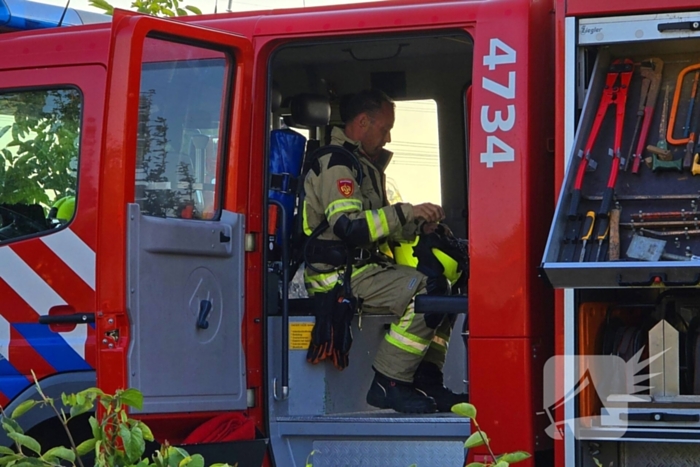 Brand in landbouwvoertuig snel geblust