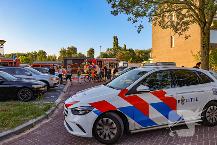 Woningbrand leidt tot evacuatie en medische hulp