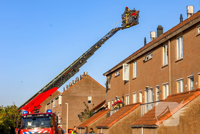 Woningbrand leidt tot evacuatie en medische hulp