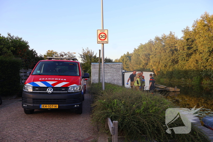 Man komt in aanraking met onbekende chemische stof na vondst vat