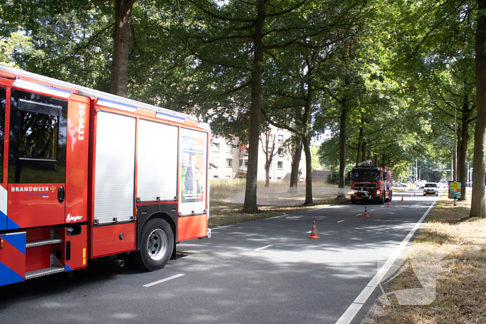 Grasmaaier veroorzaakt brand tijdens werkzaamheden