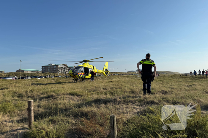 Traumahelikopter en reddingsbrigade gealarmeerd