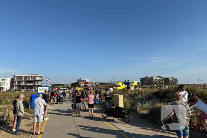 Traumahelikopter en reddingsbrigade gealarmeerd