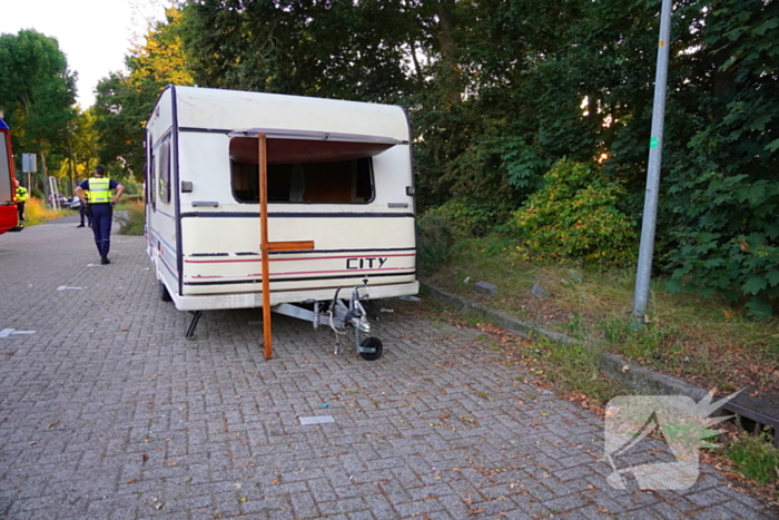 Caravan na tweede poging brandstichting verwijderd