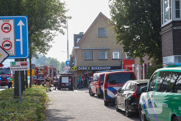 Brandweer massaal ingezet bij brand in cafetaria