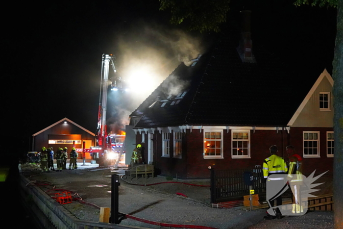 Veranda in lichterlaaie