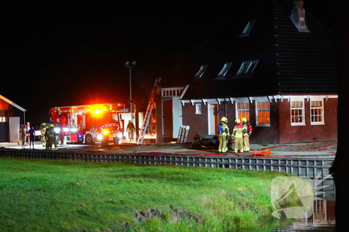Veranda in lichterlaaie