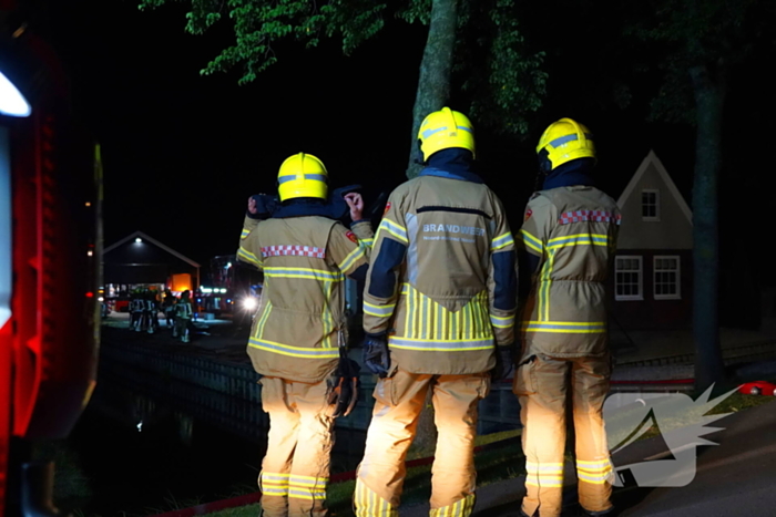 Veranda in lichterlaaie