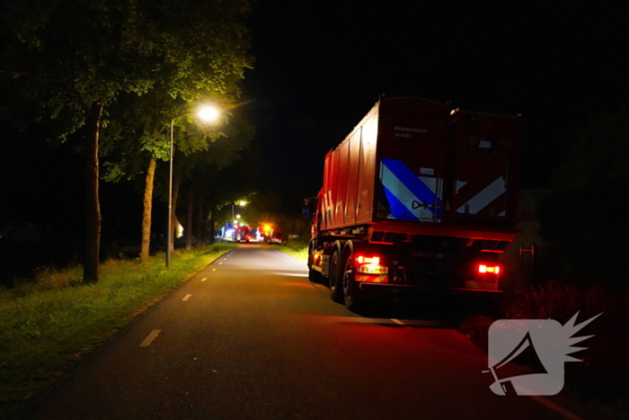 Veranda in lichterlaaie