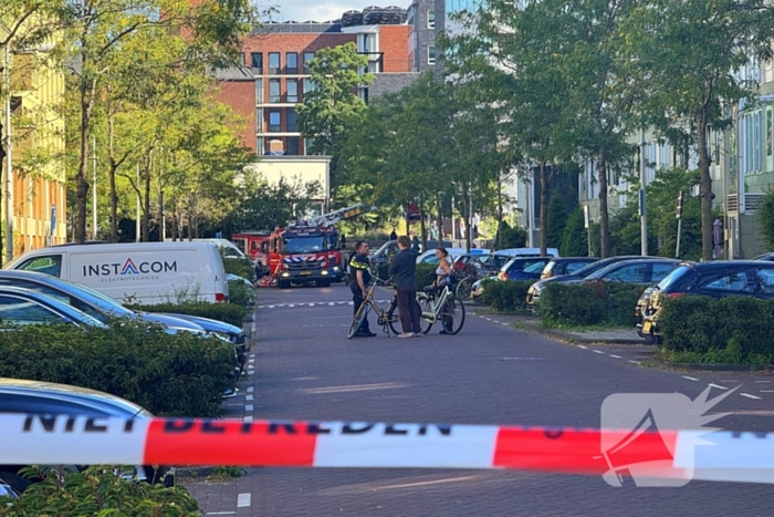Grote brand in flatgebouw
