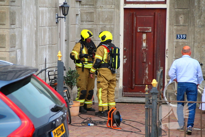 Brandweer voorkomt verdere schade bij keukenbrand