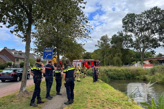 Zoekactie in water na aantreffen kinderfiets