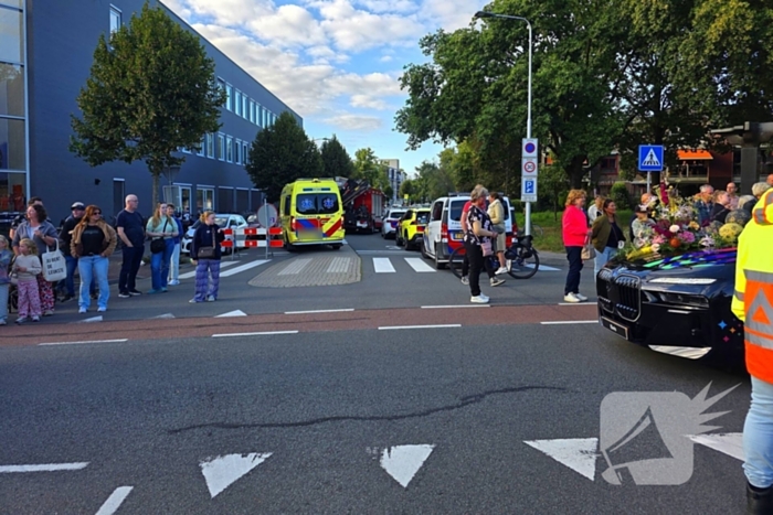 Medische noodsituatie nabij Heide-optocht