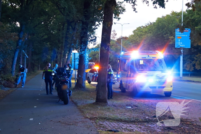 Motorrijder gewond bij ongeval