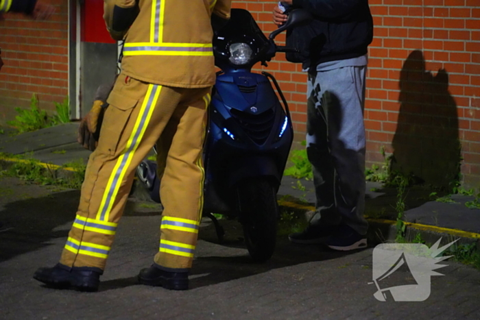 Gaslekkage in flat blijkt lekkende brandstof van scooter