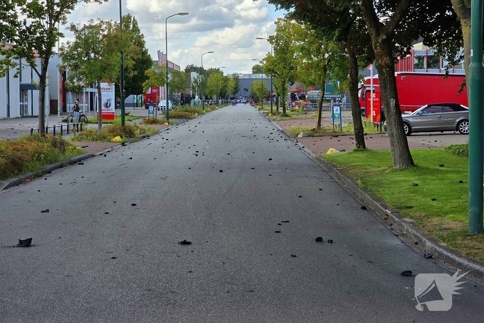 Flinke rookontwikkeling bij grote industriebrand