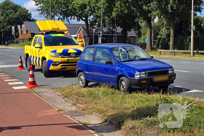 Fietser gewond bij verkeersongeluk
