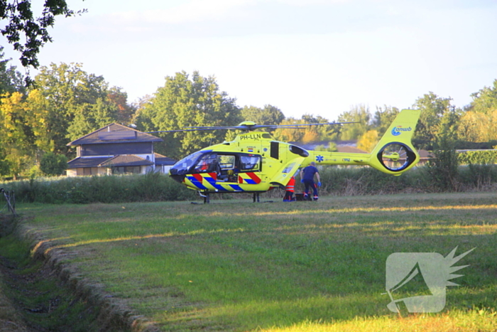 Traumahelikopter ingezet voor incident