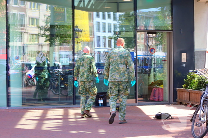 Verdacht pakketje ontdekt voor politiebureau