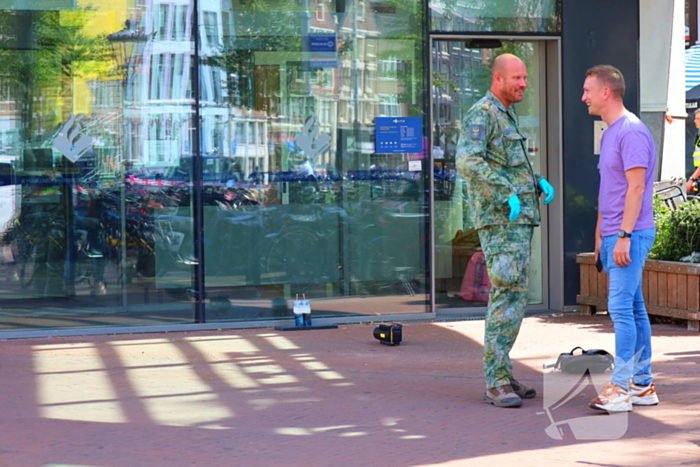 Verdacht pakketje ontdekt voor politiebureau