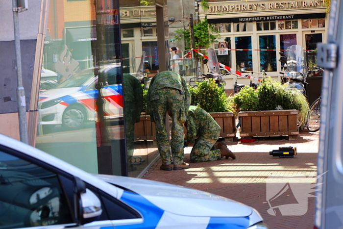 Verdacht pakketje ontdekt voor politiebureau