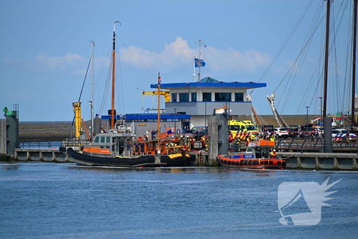 Machinekamer in brand, snelle actie