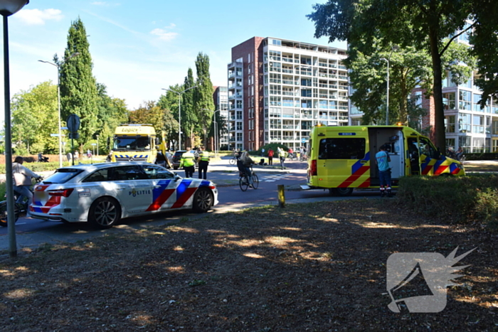 Ongeval met gewonde door botsing