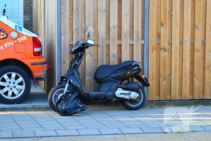 Scooterrijder aangehouden bij ongeval