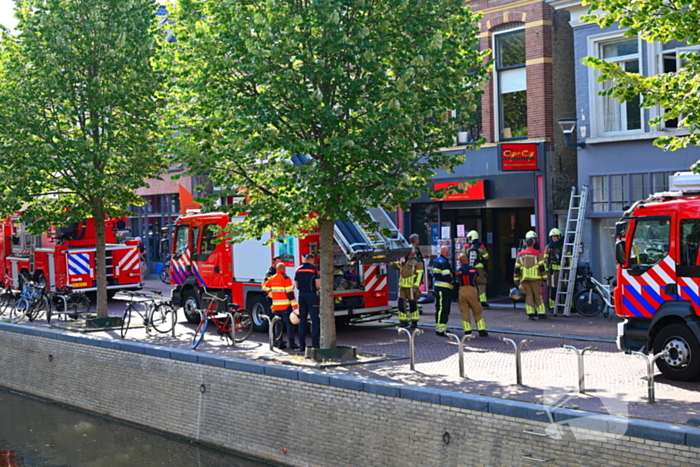 Brand vergt snelle inzet in winkel
