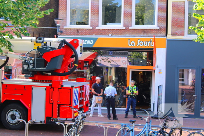 Brand vergt snelle inzet in winkel