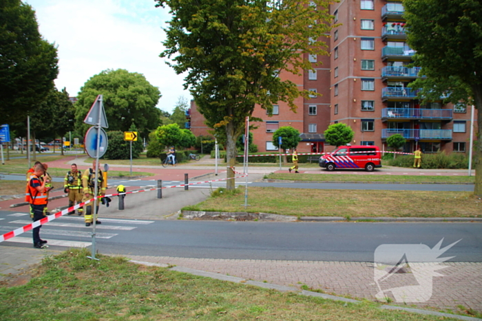 Gevaarlijke stoffen ontsnappen tijdens werk