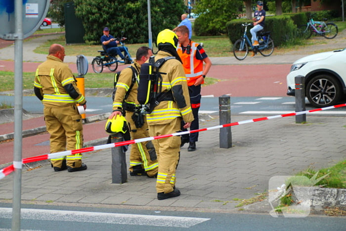 Gevaarlijke stoffen ontsnappen tijdens werk