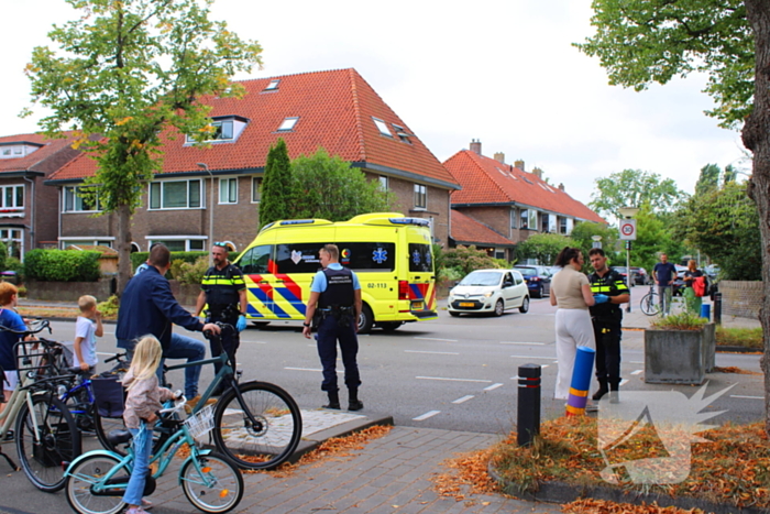 Fietser gewond in botsing met auto