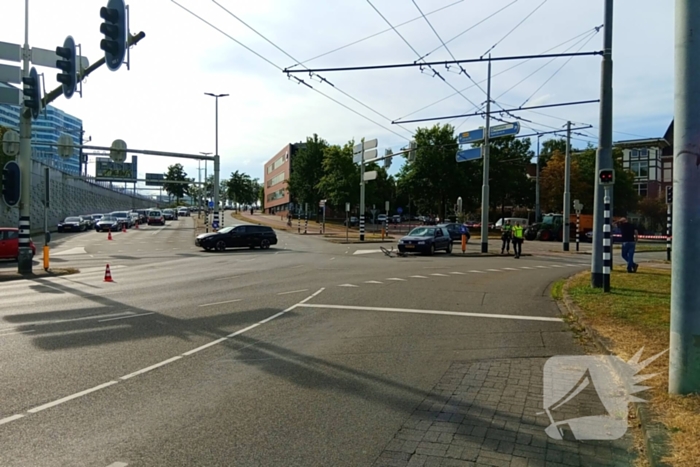 Fietser gewond bij aanrijding