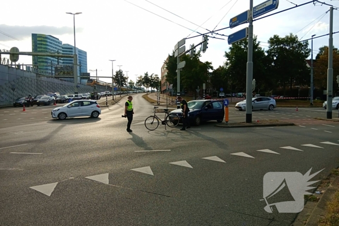 Fietser gewond bij aanrijding